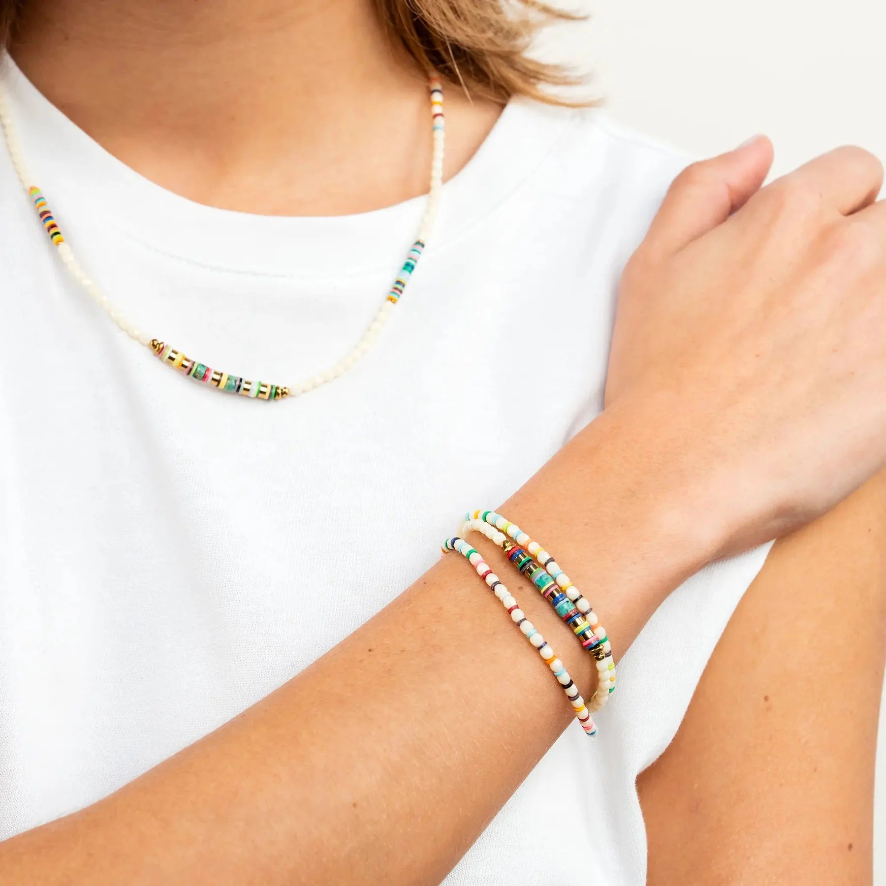 HAPPY 3 - Vanille & Multicolore — vue generale — Sophie et Ju