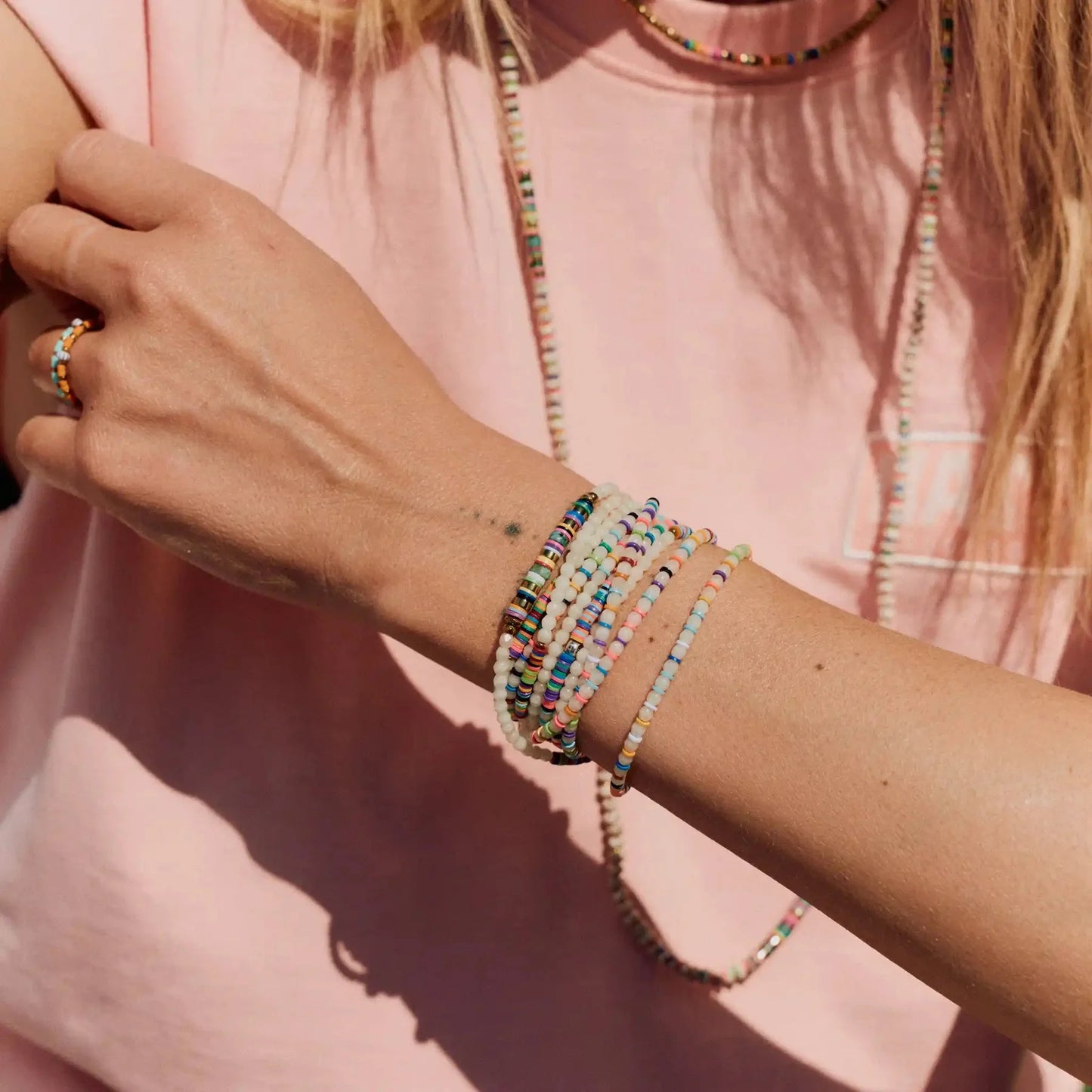 HAPPY 6 - Vanille & Multicolore — vue de cote — Sophie et Ju