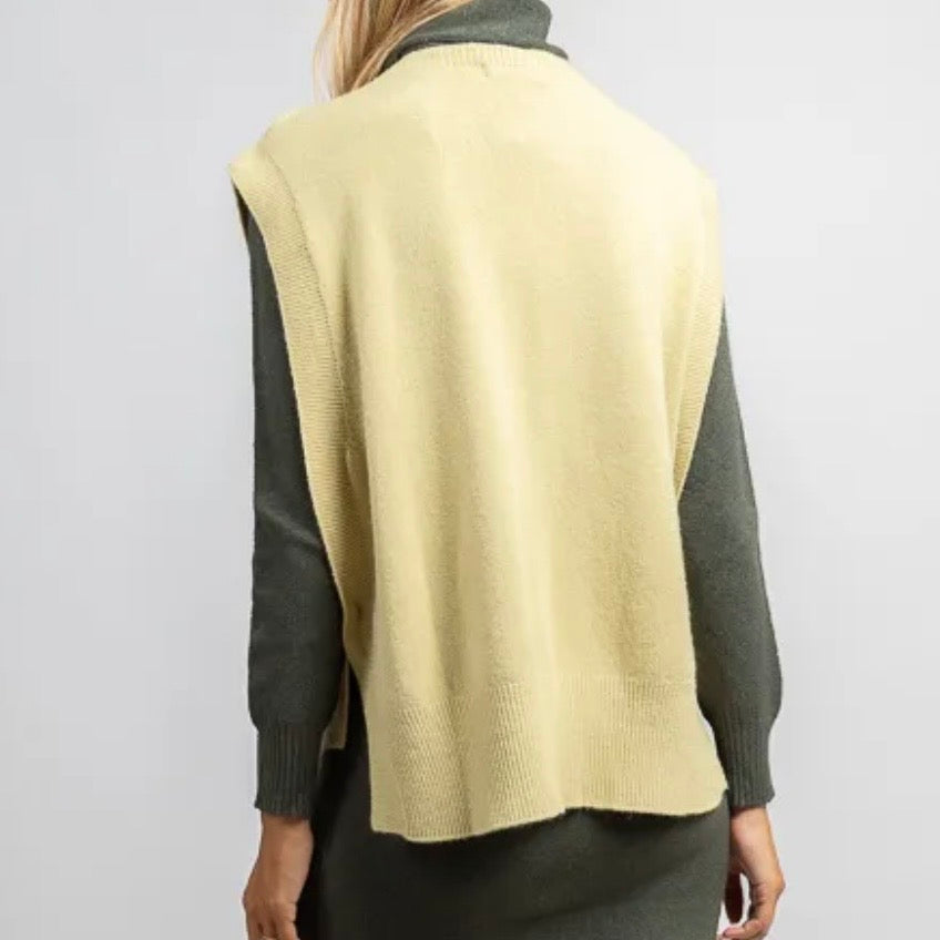 Pull sans manches — detail — Sophie et Ju