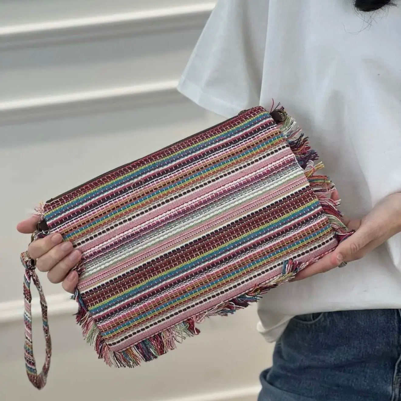 Pochette Bisou — vue de face — Sophie et Ju