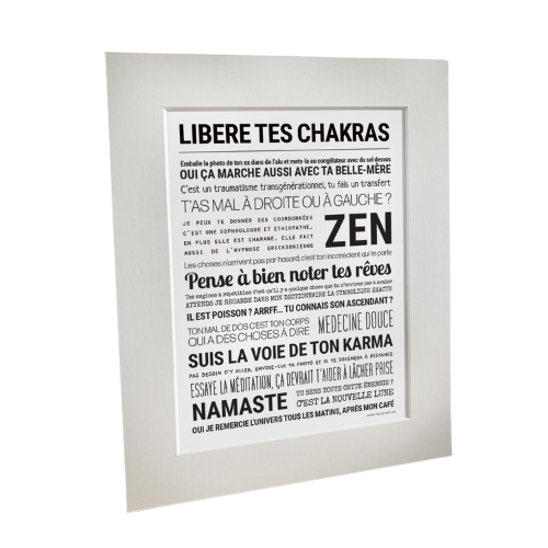 Affiche - Libère tes chakras — Sophie et Ju