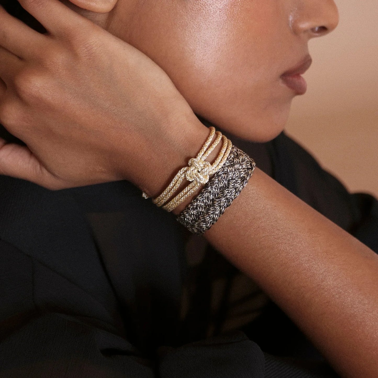 Bracelet Maxi Iris - Gold & Silver