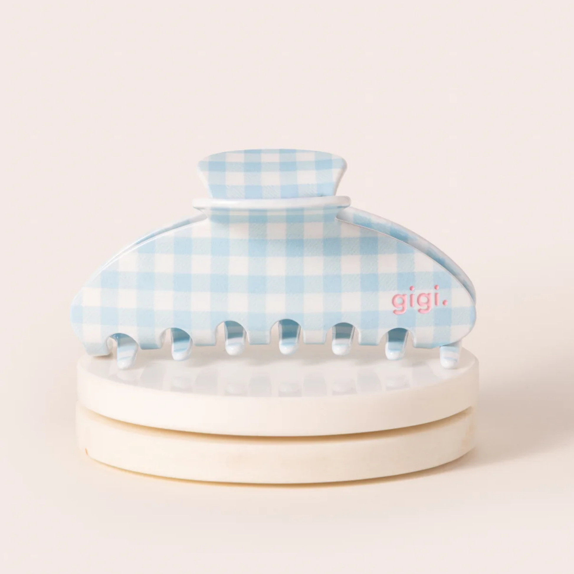 Pince banana Vichy Ciel — Sophie et Ju