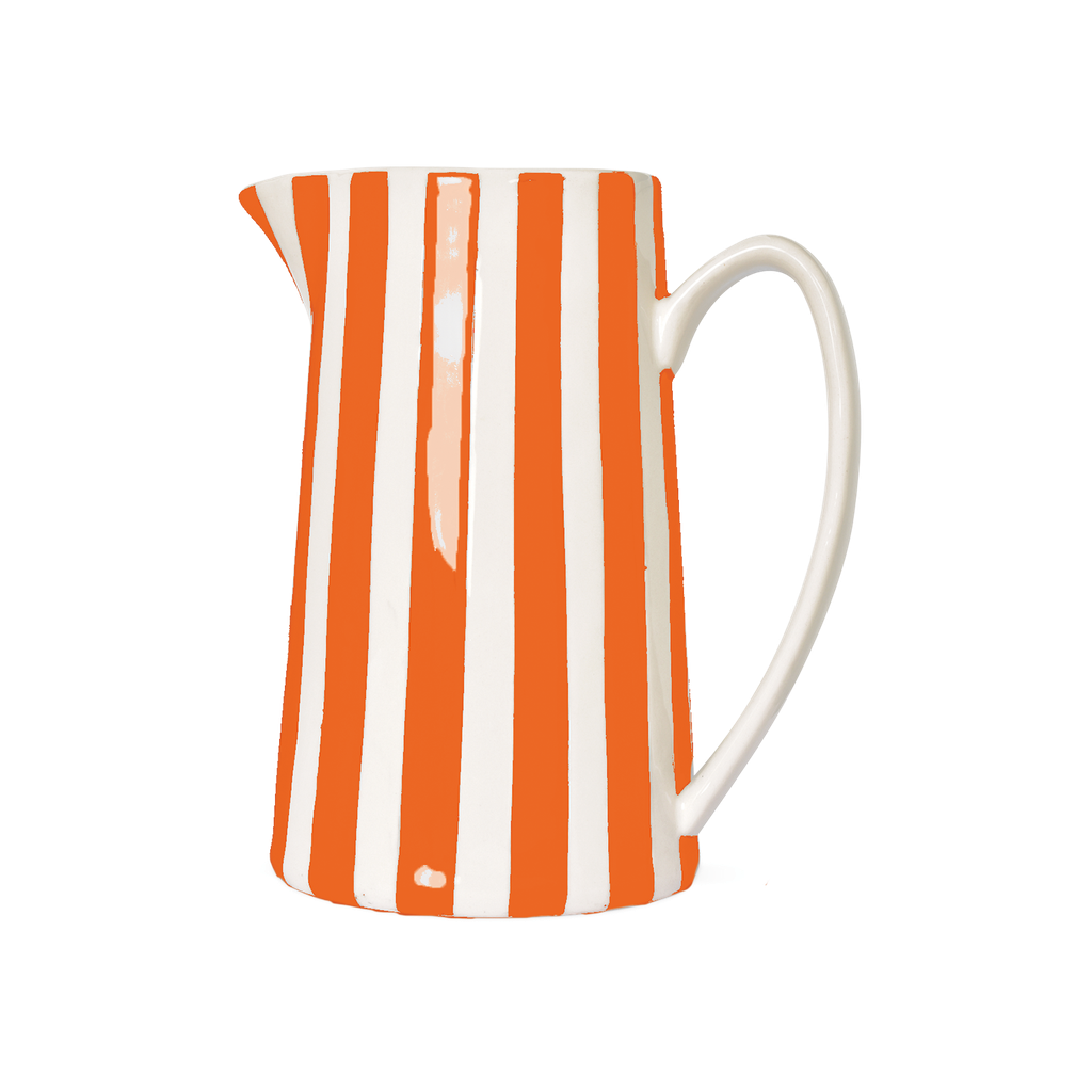 Pichet rayure GM orange