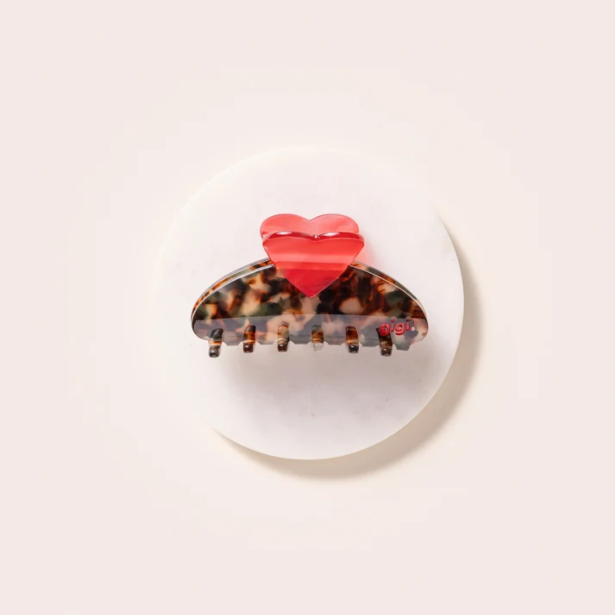 Pince coeur Ambre