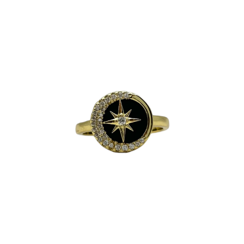 Bague Astro noir — Sophie et Ju