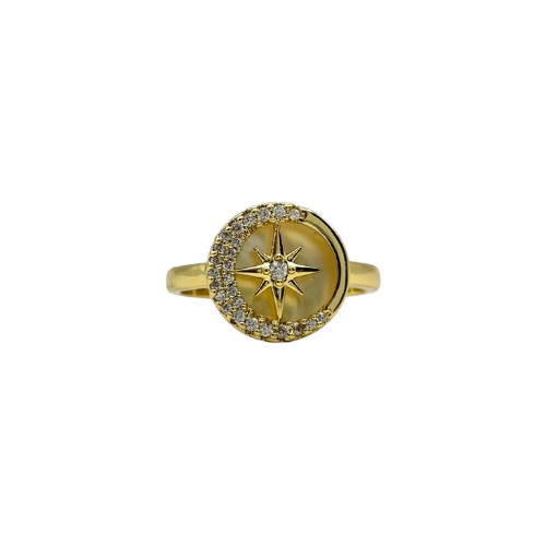Bague Astro mother of pearl — Sophie et Ju