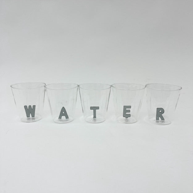 Set de 5 verres WATER Smoke