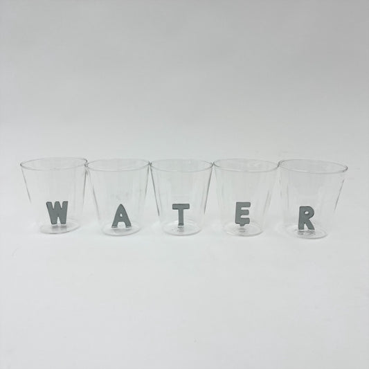 Set de 5 verres WATER Smoke