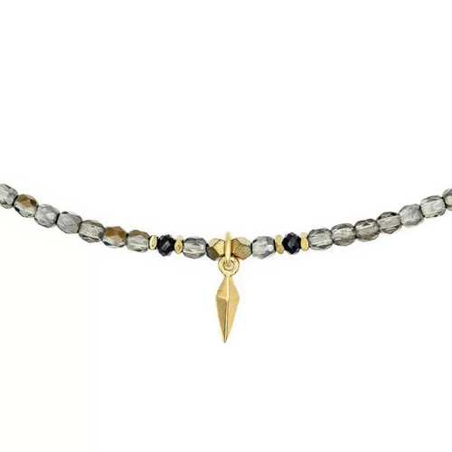 Collier et Bracelet 3 tours SPIKE GOLD - Quantic