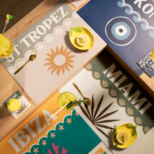 Lot de 2 - Sets de table St Tropez