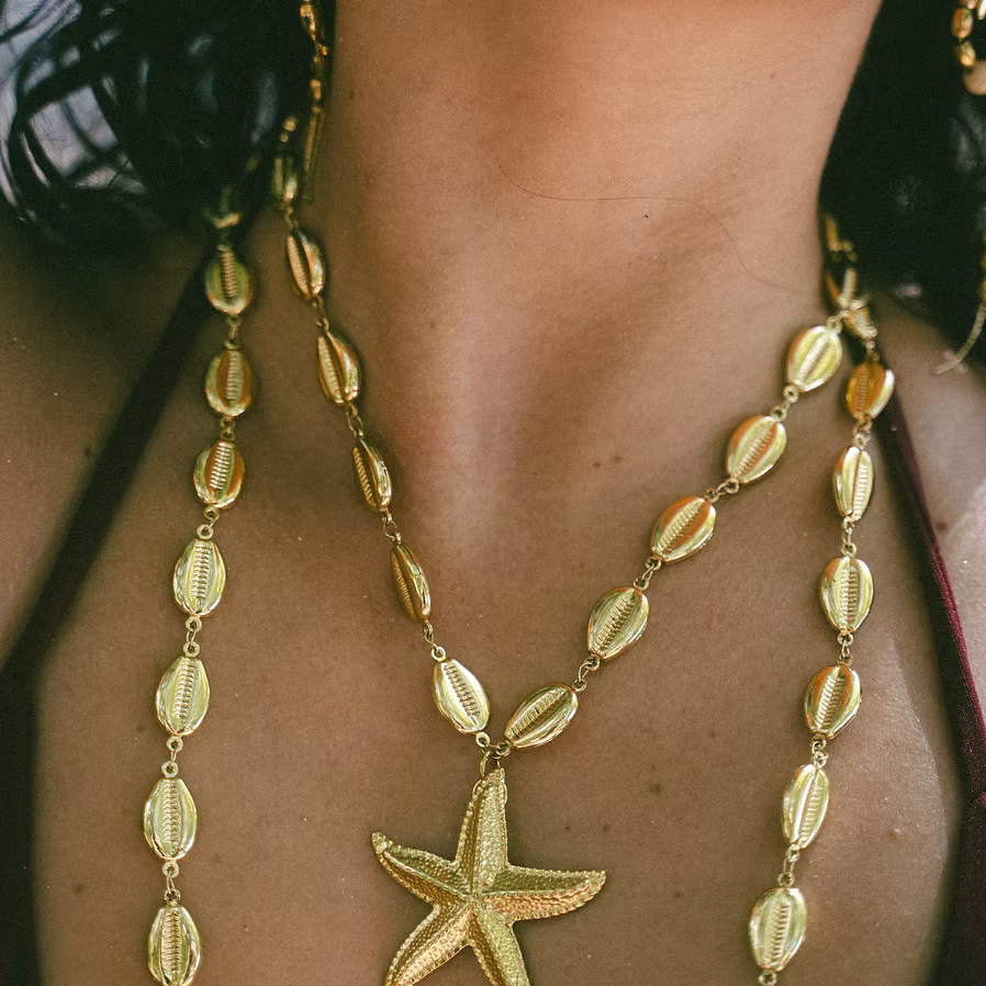 Sautoir XXL Or — detail — Sophie et Ju