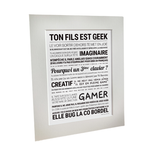 Affiche - Ton fils est geek