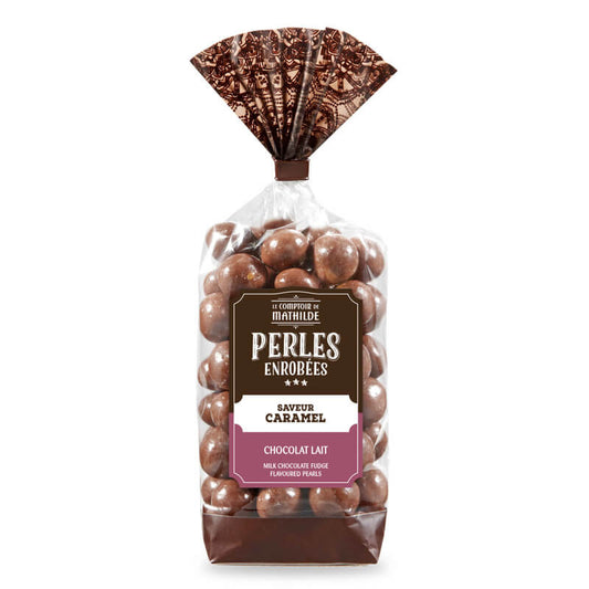 Perles Enrobées Saveur Caramel Chocolat au Lait