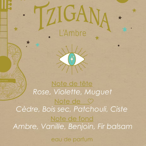 Eau de parfum - Tzigana 100 ml — zoom detail — Sophie et Ju