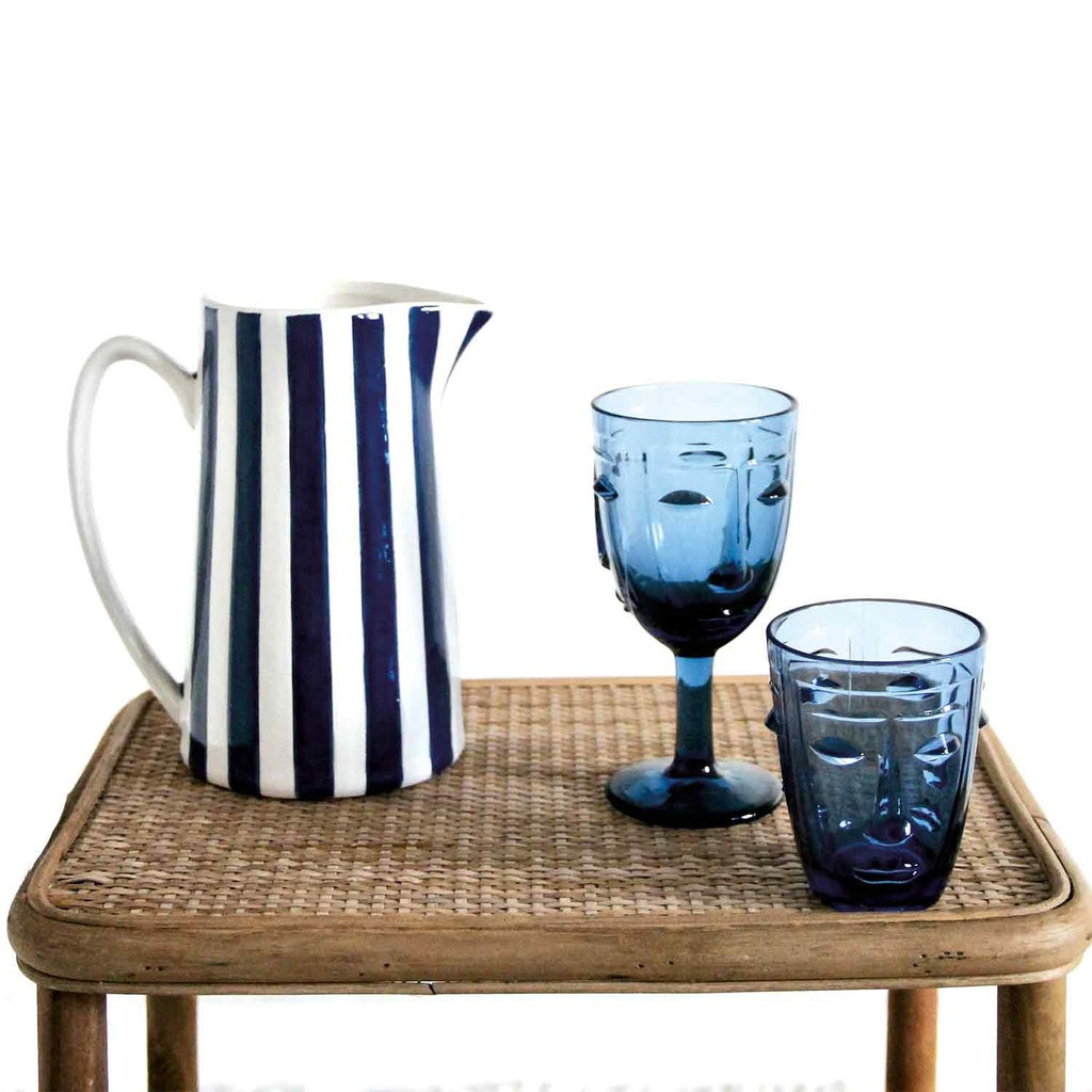 Verre à pied visage par 6