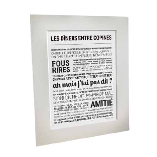 Affiche Les dîners entre copines